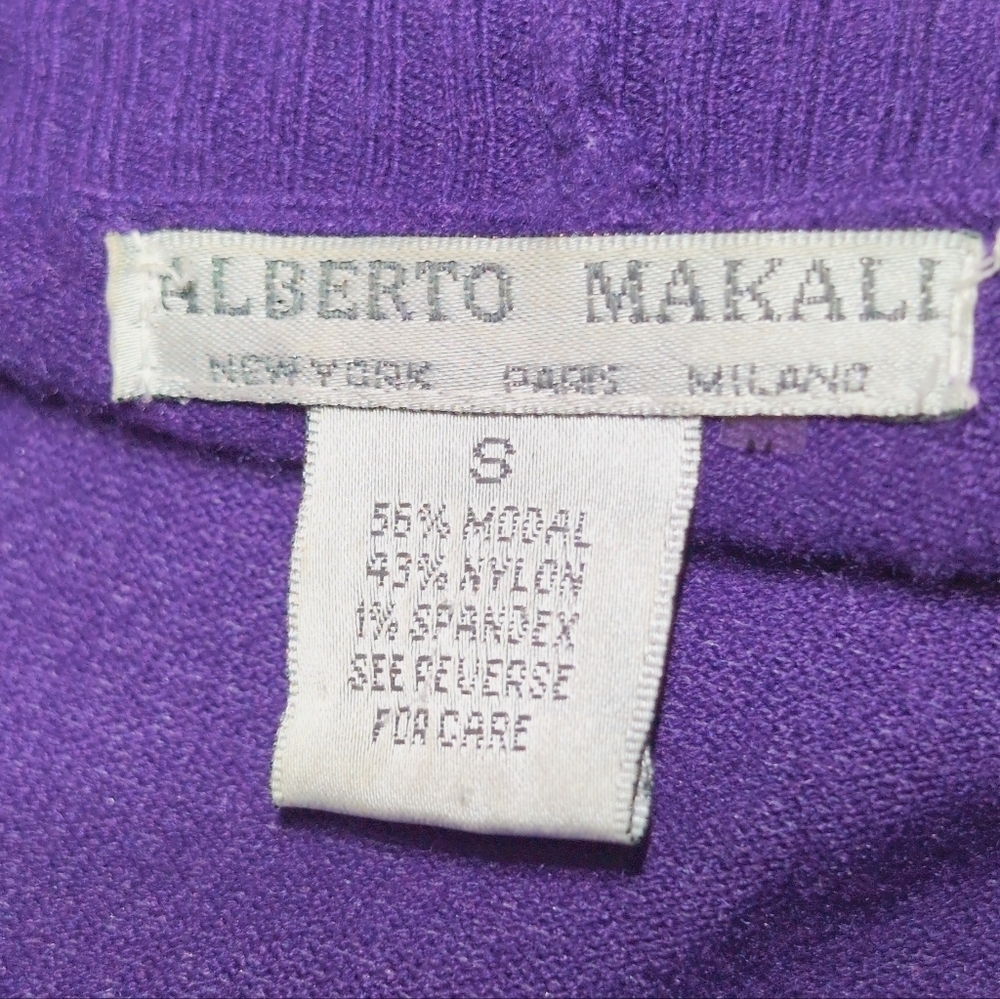 Alberto Makali Purple Cardigan with Embellishments - Picture 5 of 5